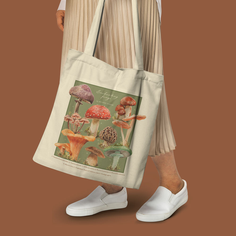 Enchanting Fungi Eco friendly Tote Bag