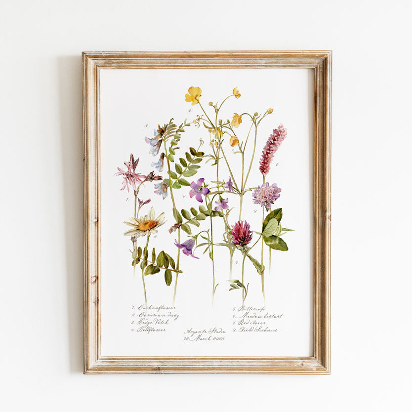 Meadow Vintage Poster Print